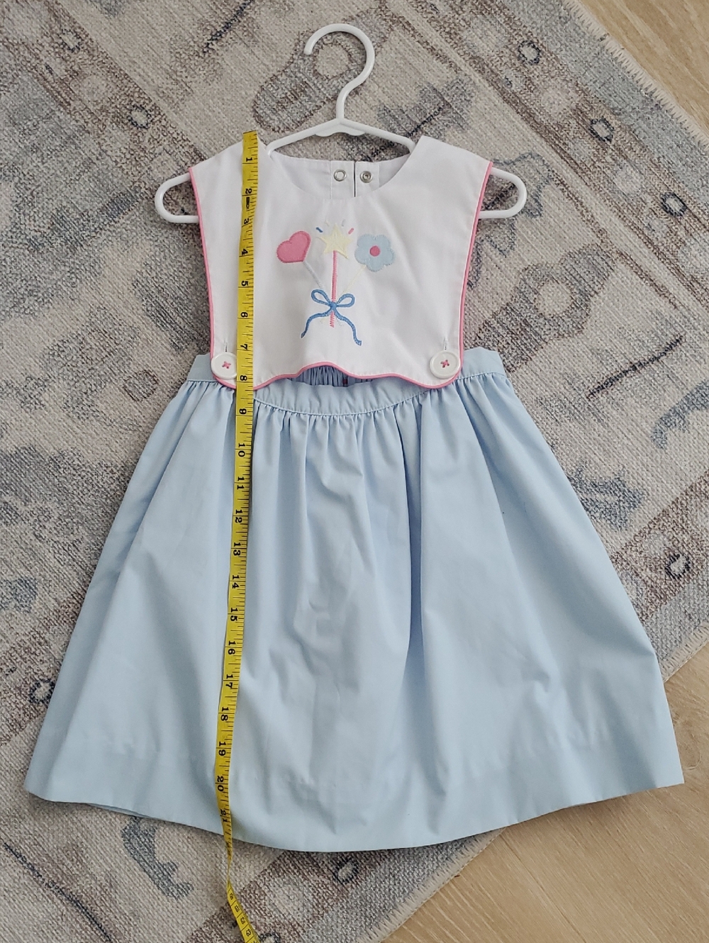 The Beaufort Bonnet Company Toddler Girls Brady Button Dress Wand Sz4T - Picture 3 of 8